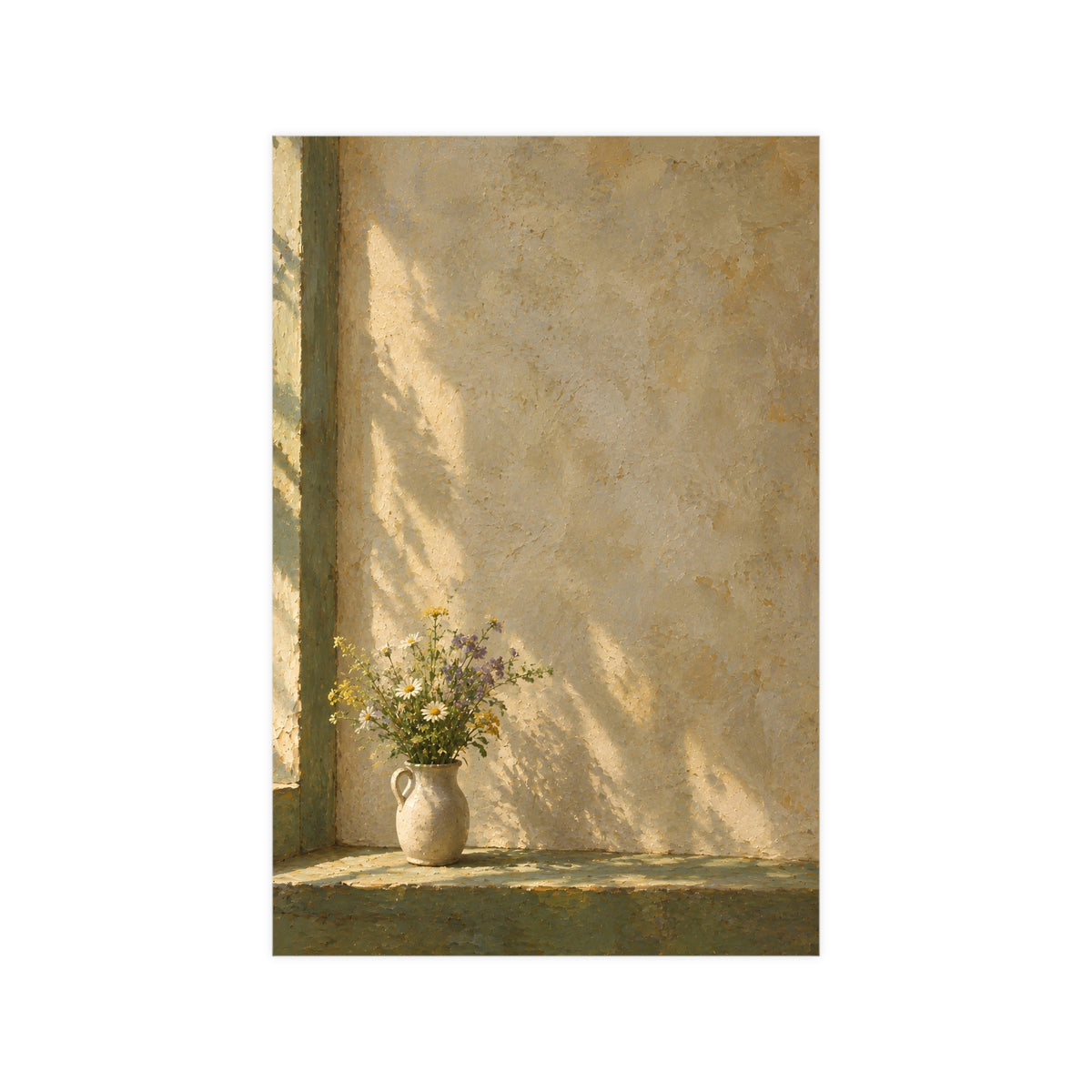 Wildflowers in a Milk Jug — wildflowers in a milk jug, 12x18 in print