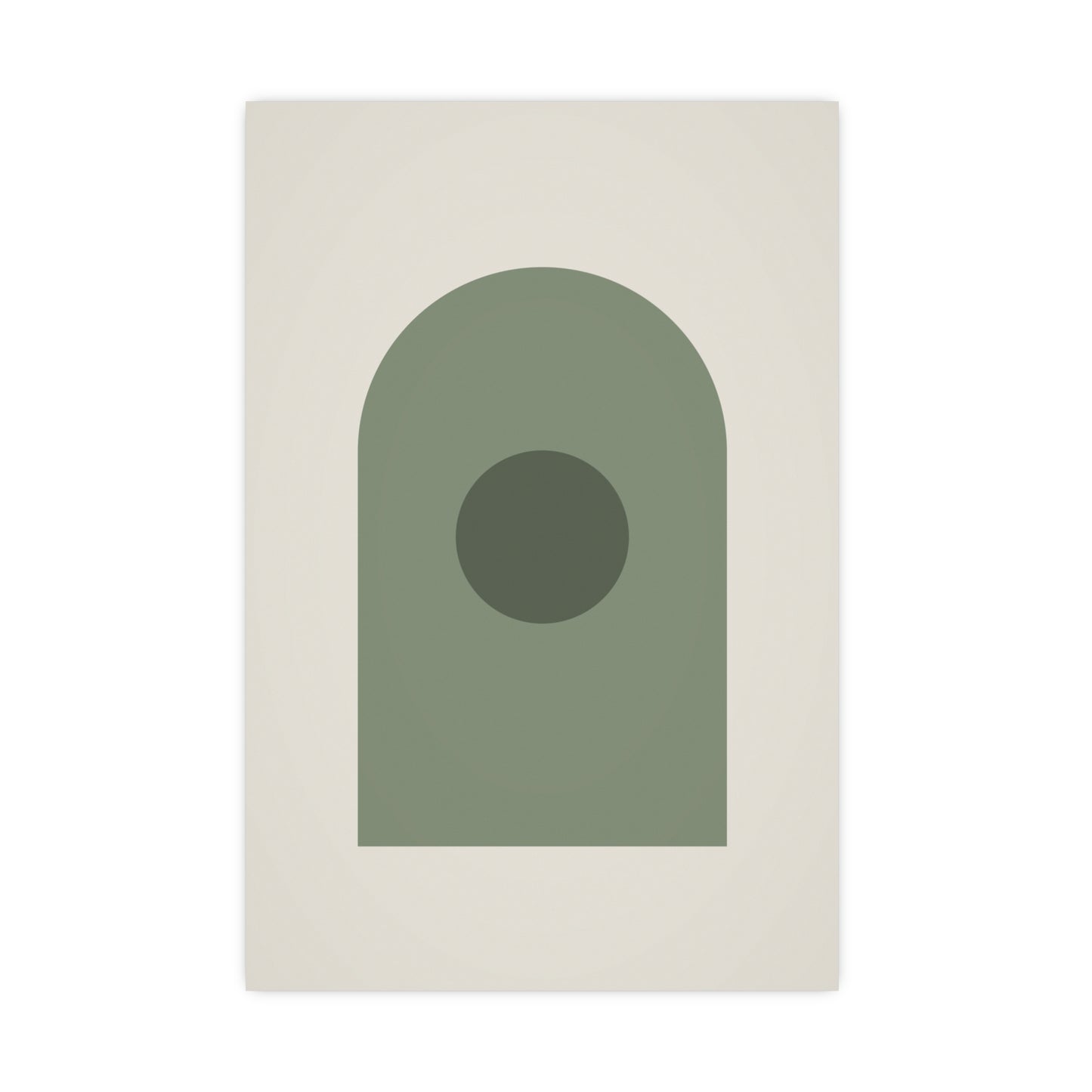 Sage Neutral Arch Boho Wall Art | Living Room Print