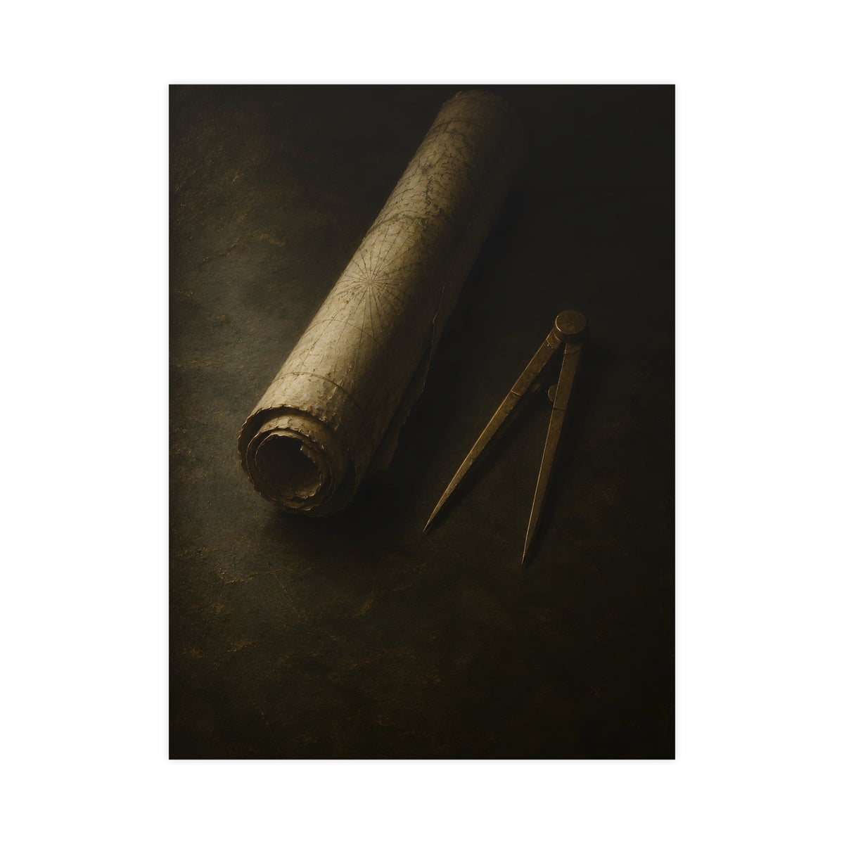 Chart and Dividers — chart and dividers, 18x24 in print