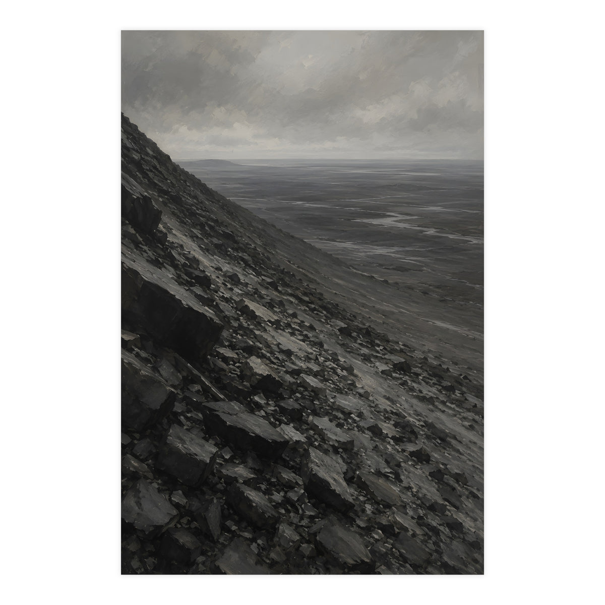 Scree Slope — scree slope, 24x36 in print