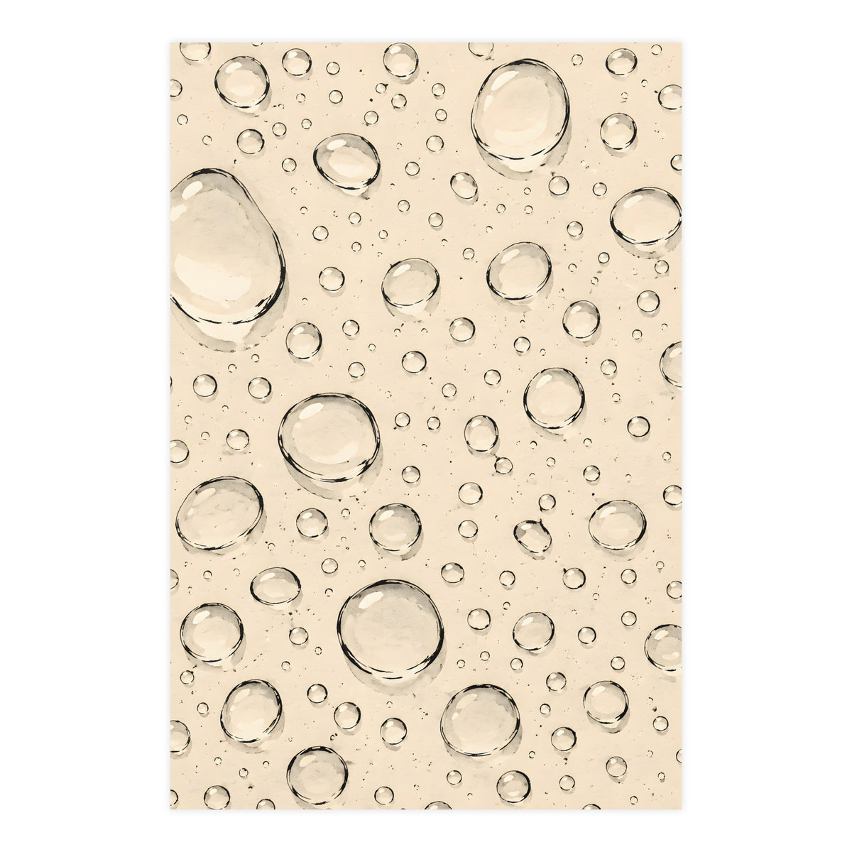 Water Drops — water drops, 24x36 in print