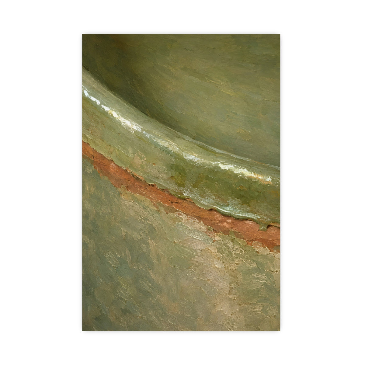Close on the Glaze — close on the glaze, 16x24 in print
