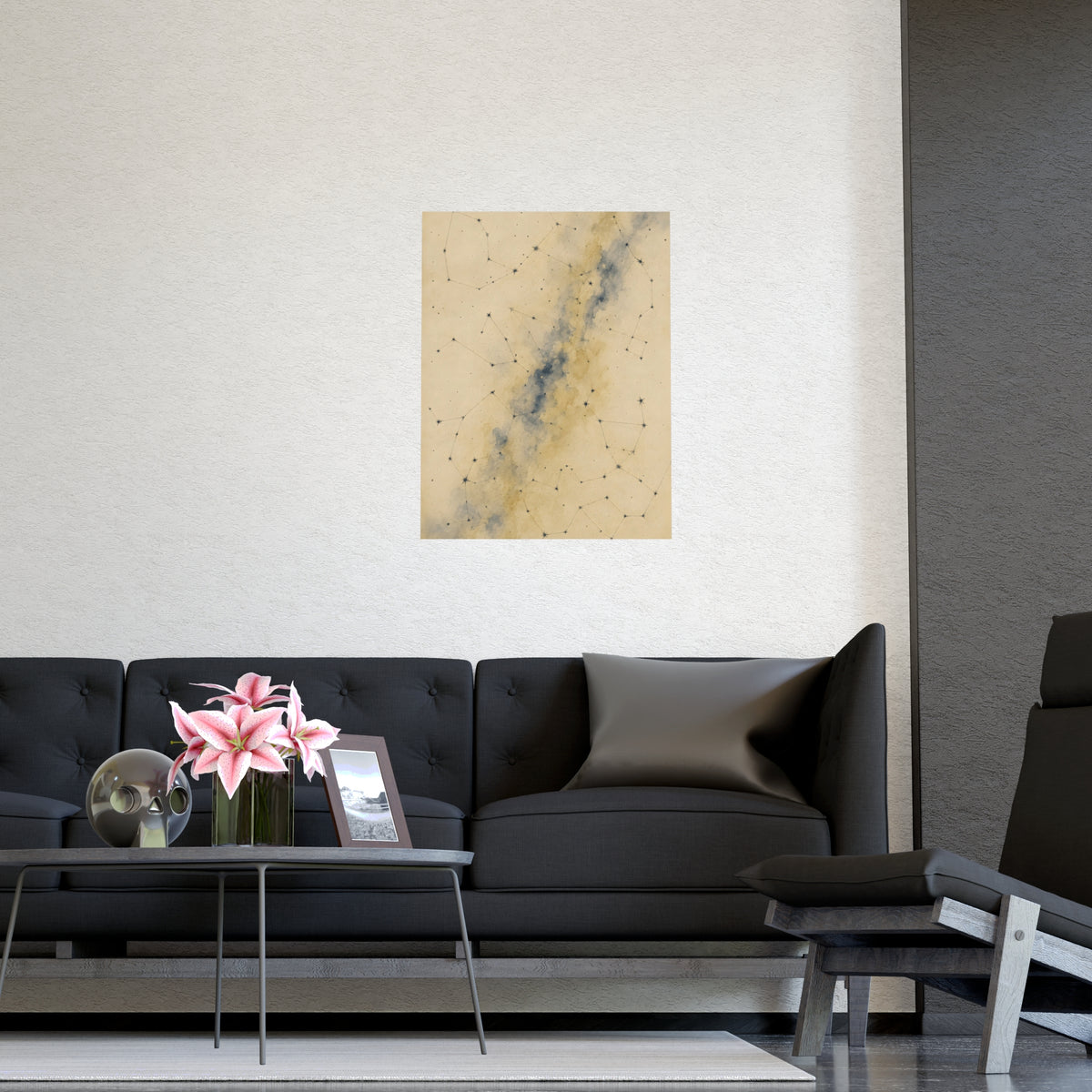 Constellation — constellation, shown framed on a wall