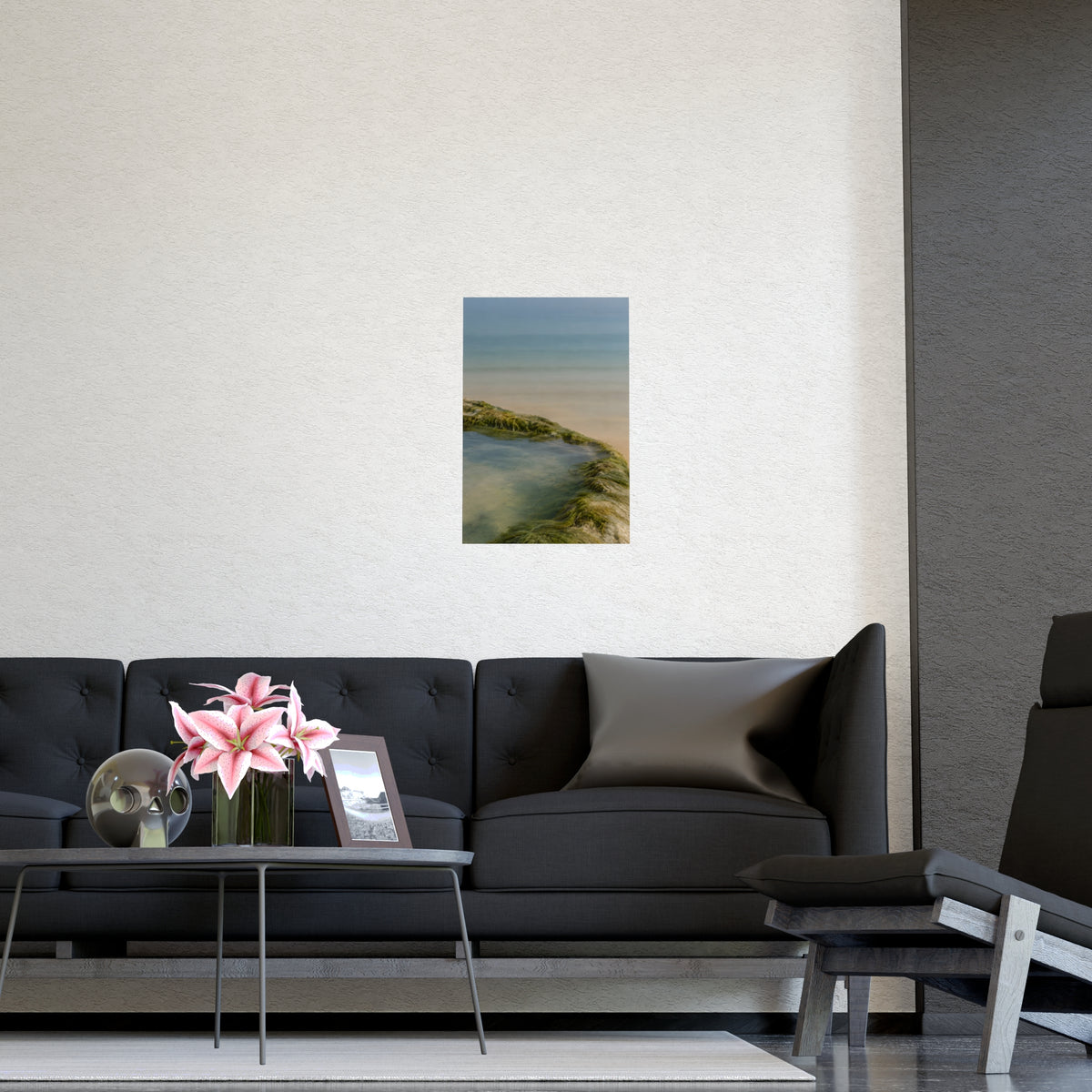 The Rock Pool's Rim — the rock pool's rim, shown framed on a wall