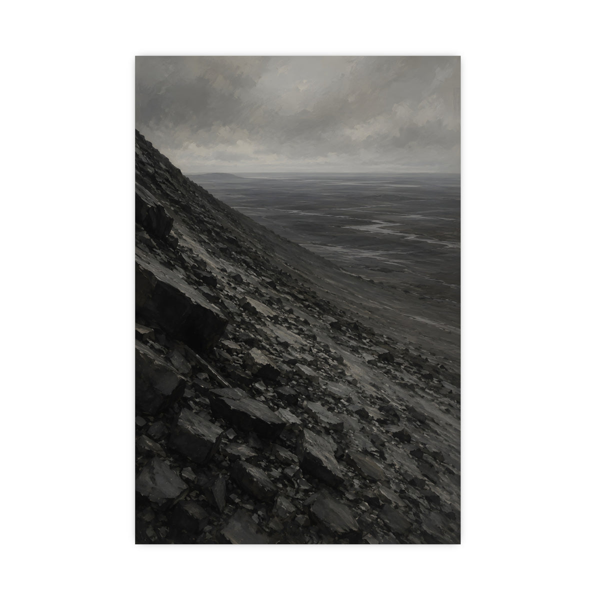Scree Slope — scree slope, 16x24 in print