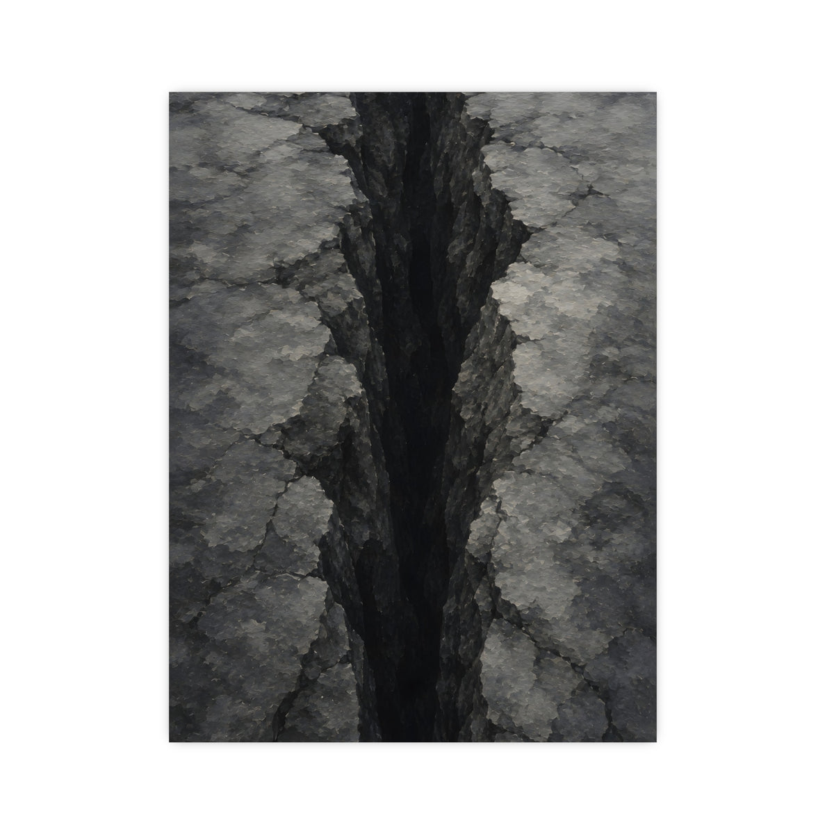Fissure, from Above — fissure, from above, 12x16 in print
