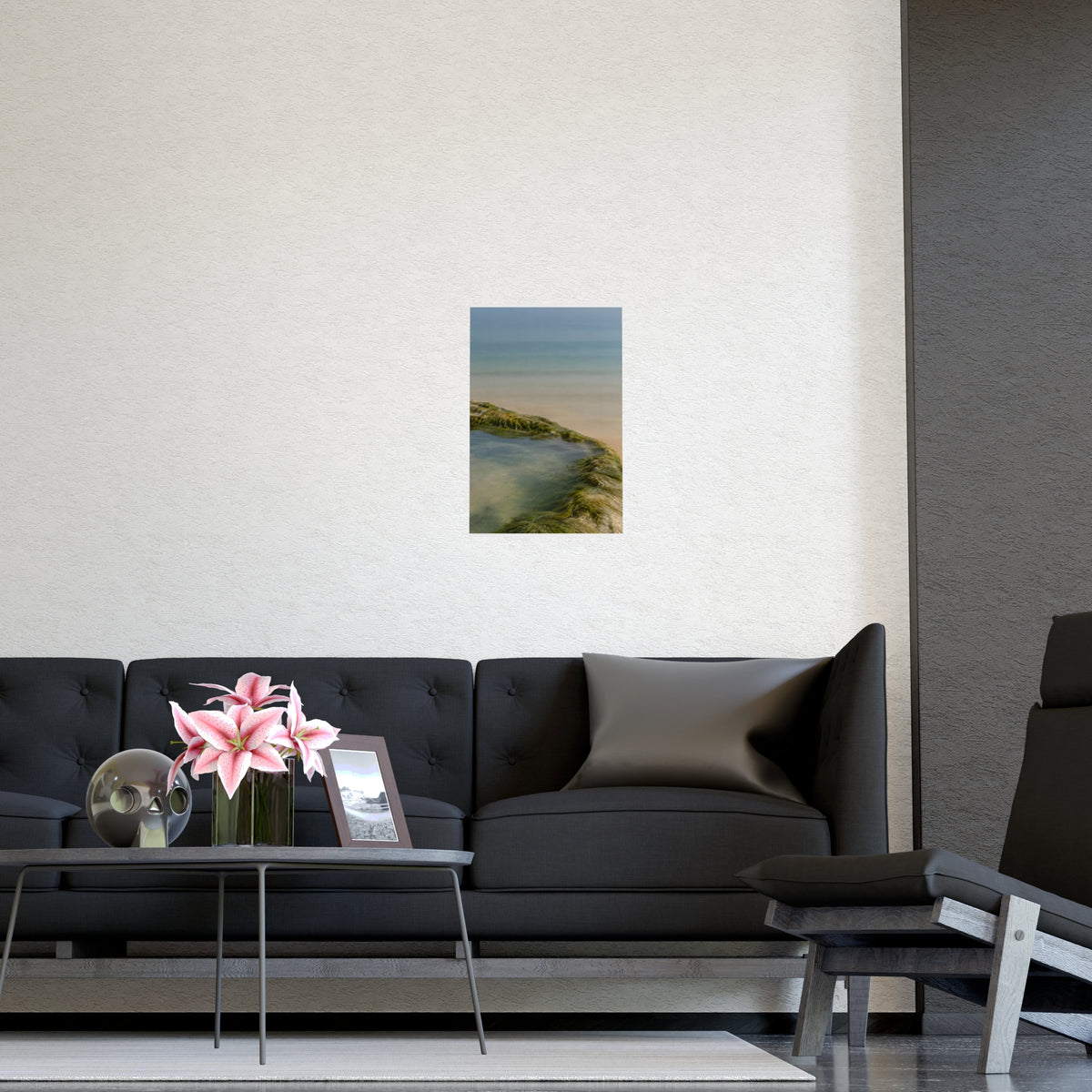 The Rock Pool's Rim — the rock pool's rim, shown framed on a wall