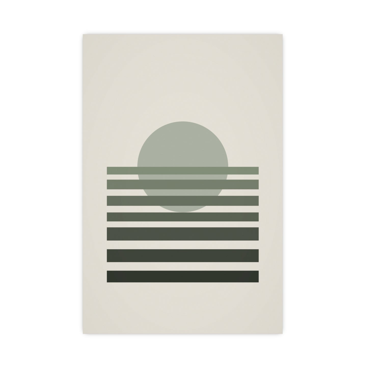 Sage Neutral Sunset Boho Wall Art | Living Room Print