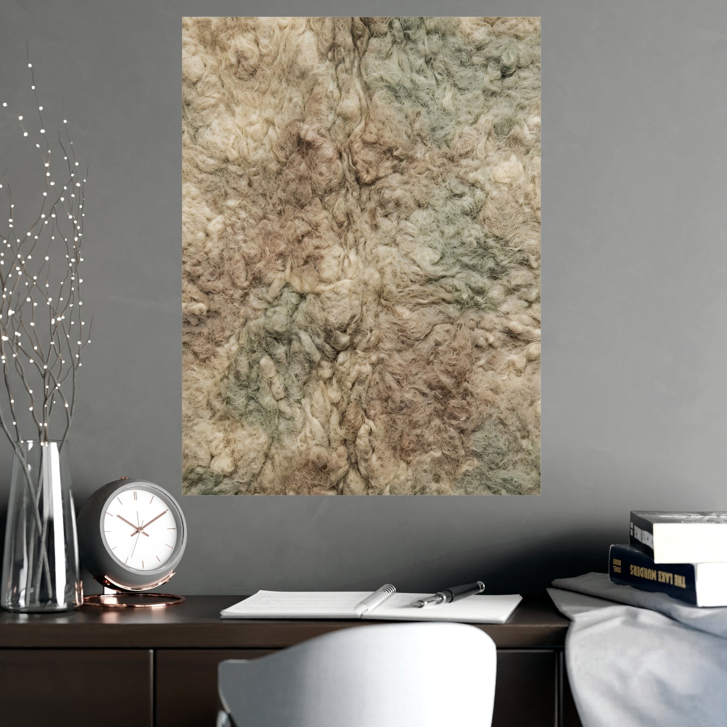 Felted Wool | Textile Study Print | Wall Art