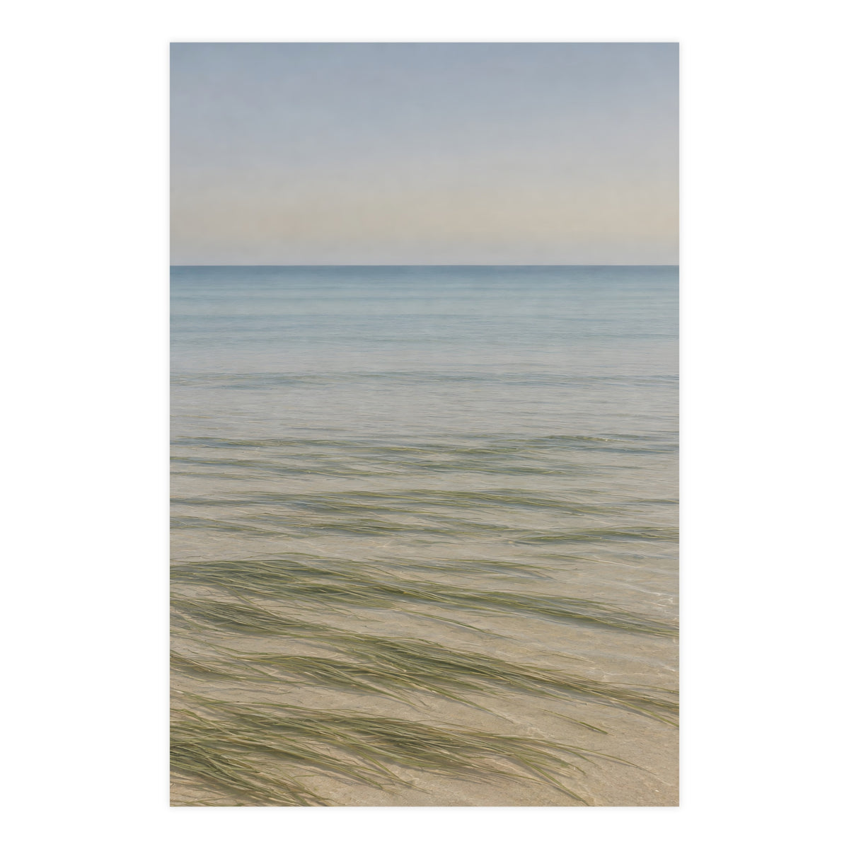 Combed by the Tide — combed by the tide, 24x36 in print