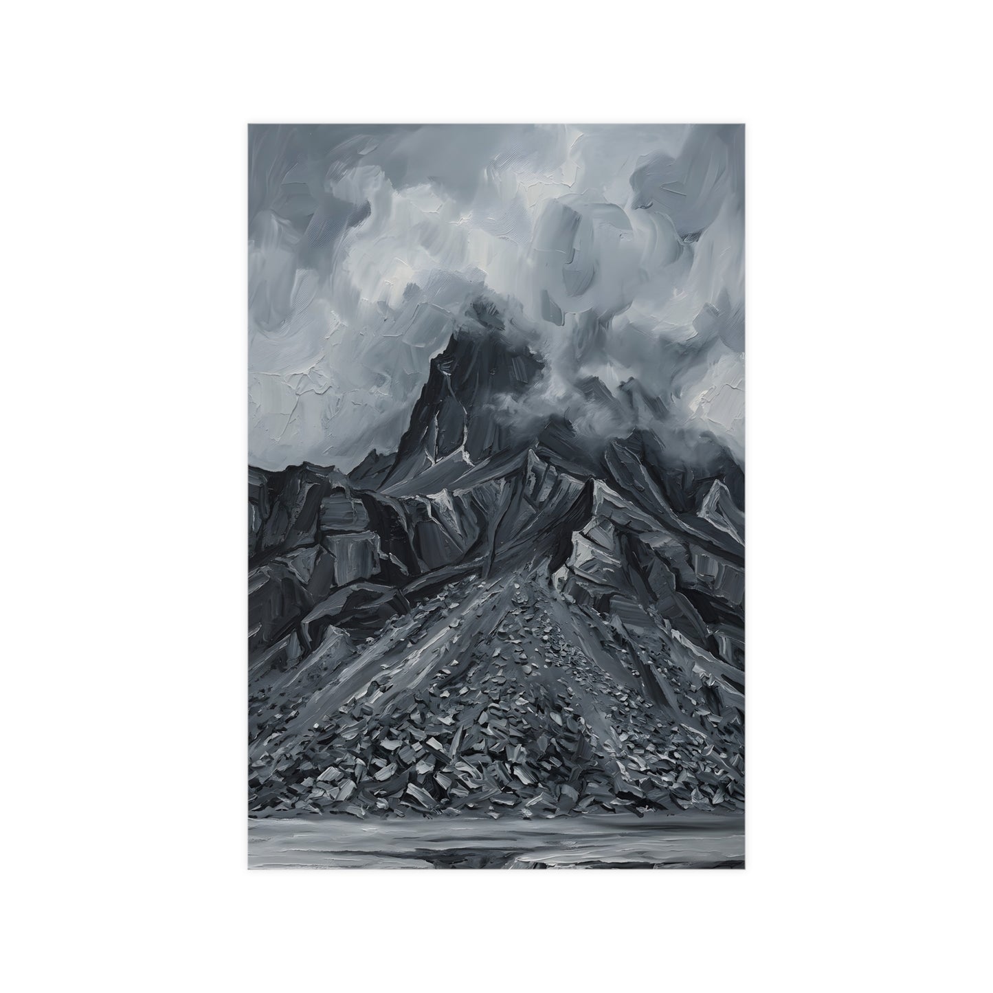 Scree Slope | Landscape Print | Mountain Wall Art