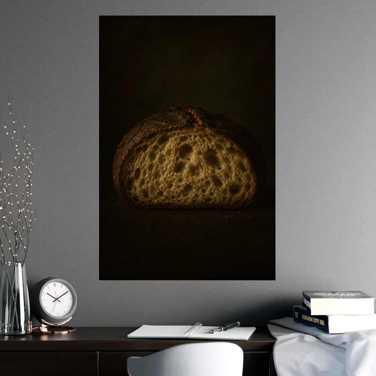 Cut Open — cut open, shown framed on a wall
