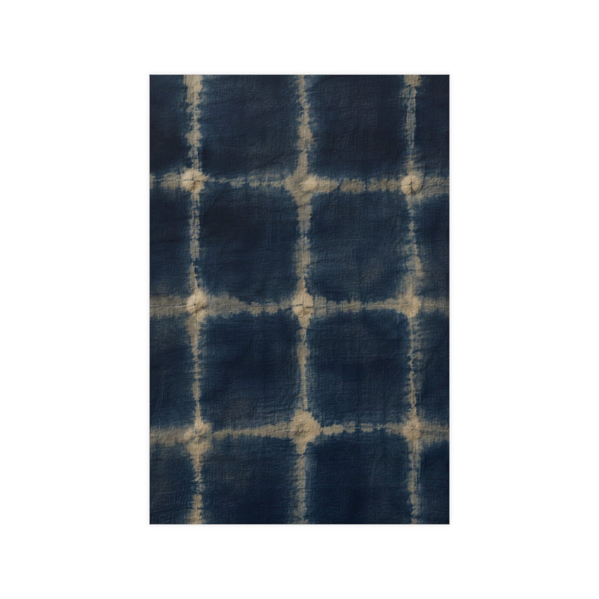 Indigo, Tied — indigo, tied, 12x18 in print