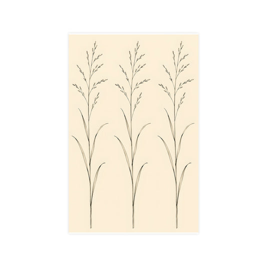 Three Stems — three stems, 11x17 in print