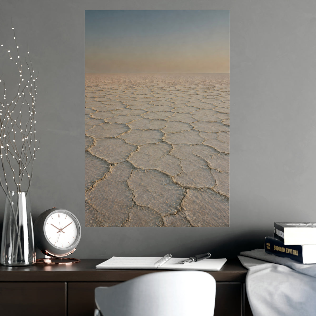 Salt Crust — salt crust, shown framed on a wall