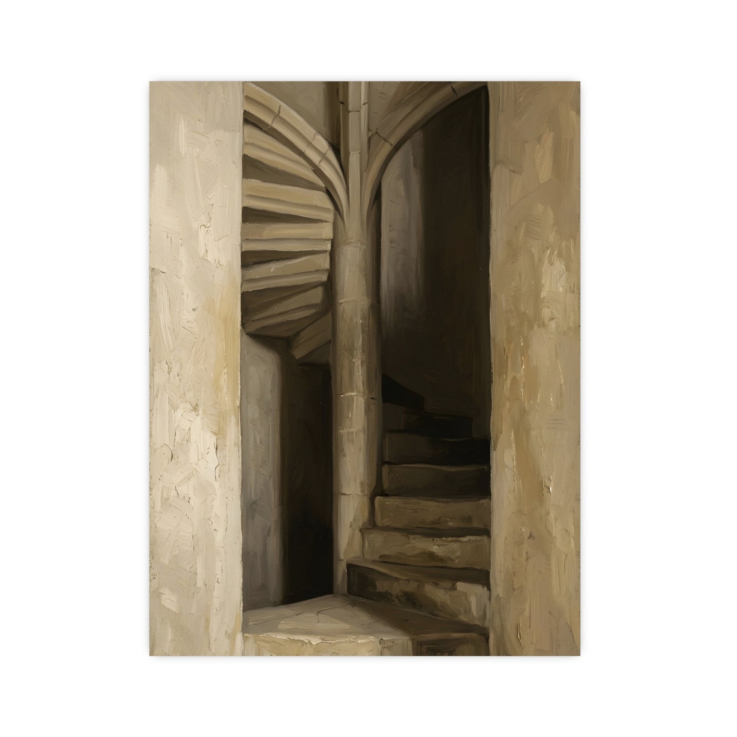 Stone Stair — stone stair, 16x24 in print