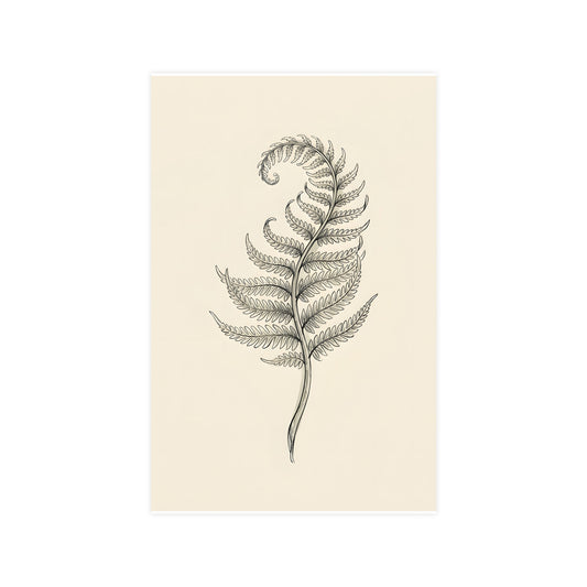 Fern Frond — fern frond, 11x17 in print