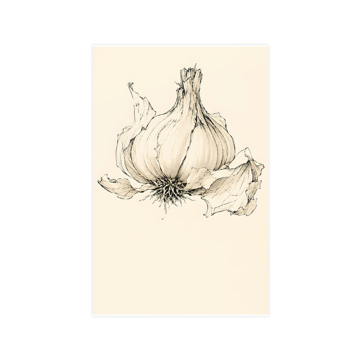 Garlic — garlic, 11x17 in print