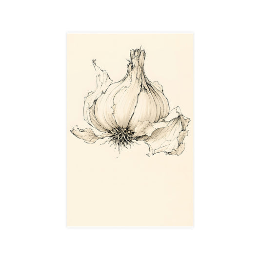 Garlic — garlic, 11x17 in print