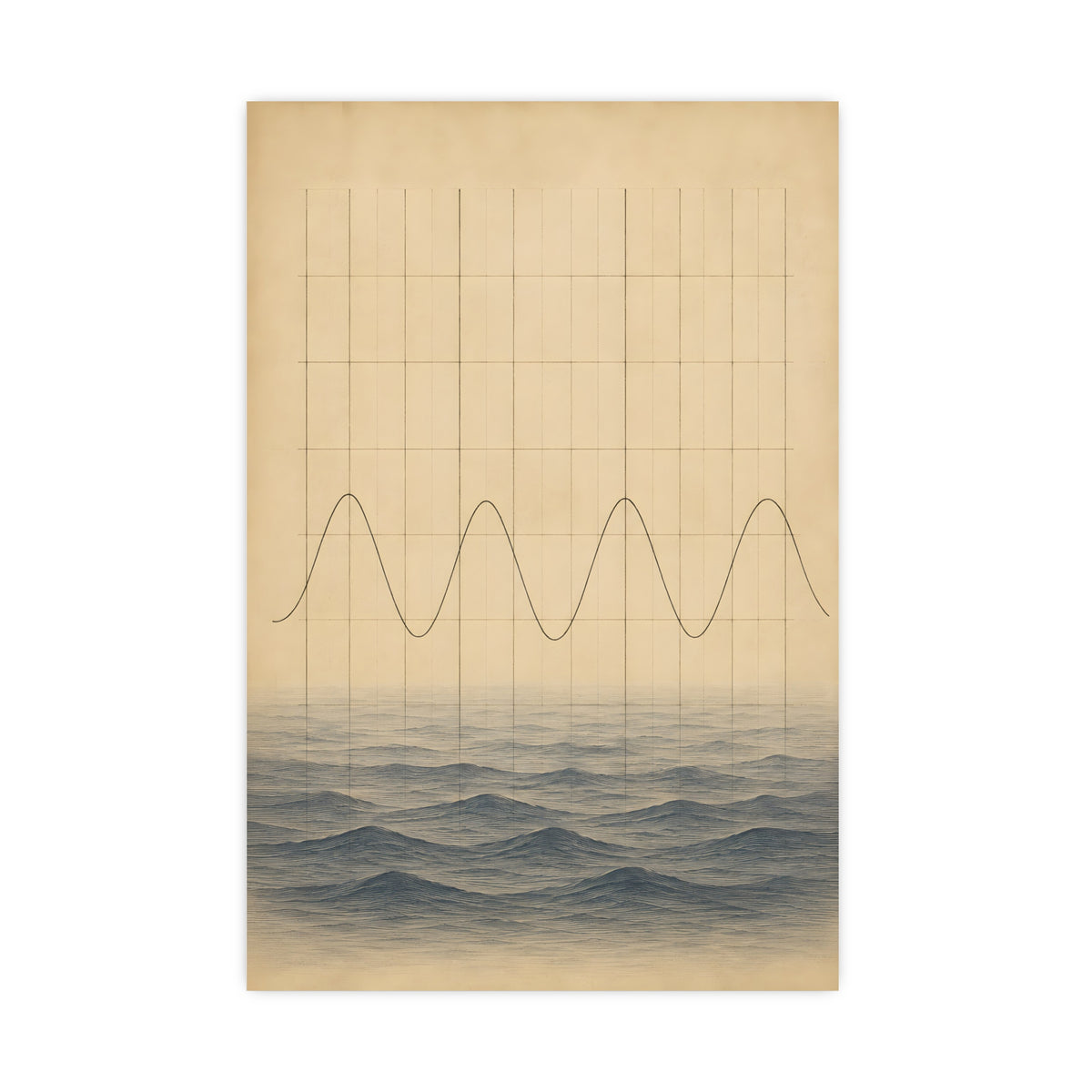 Tide Chart — tide chart, 20x30 in print