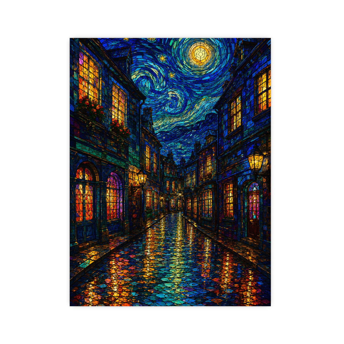 Wet Street — wet street, 12x16 in print