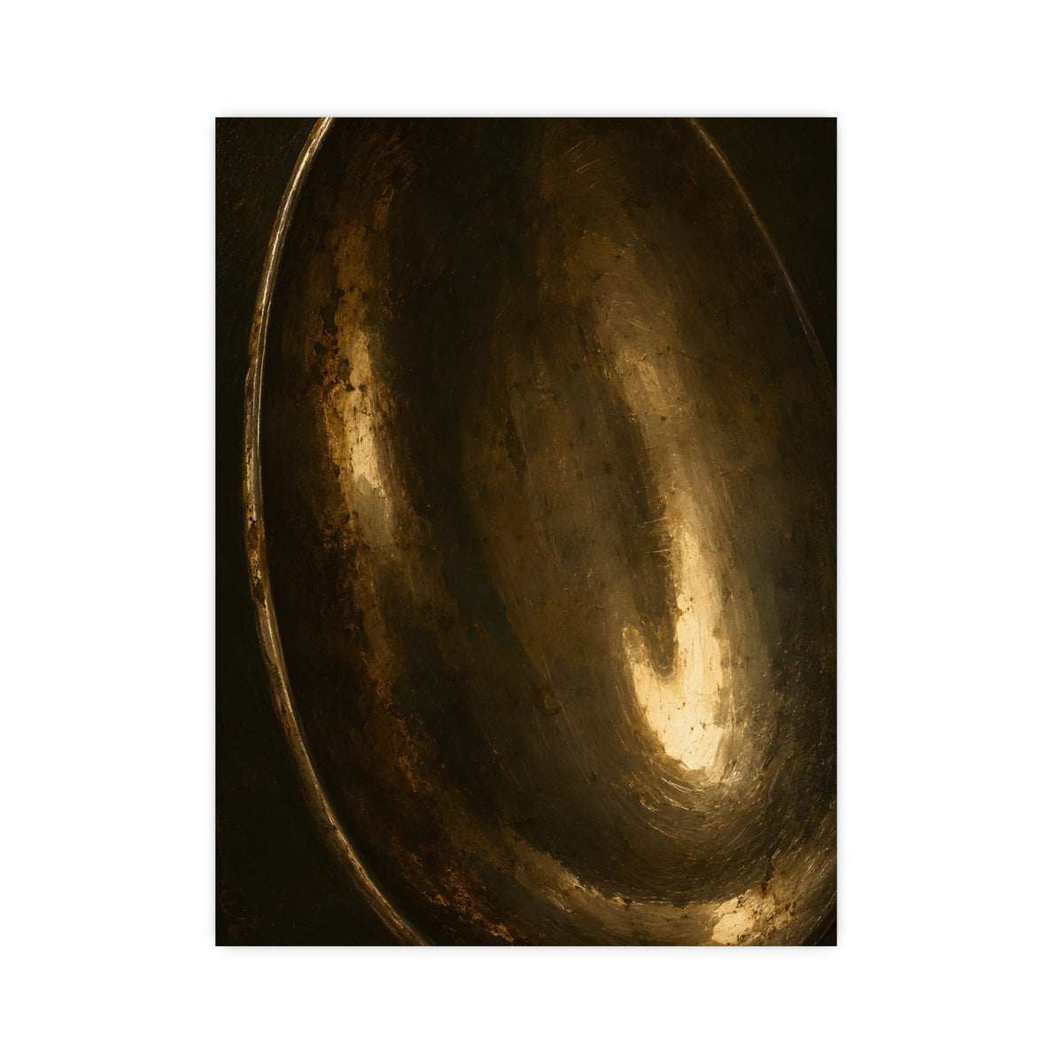Tarnished Silver — tarnished silver, 12x16 in print