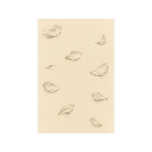Petals on Still Water — petals on still water, 12x18 in print