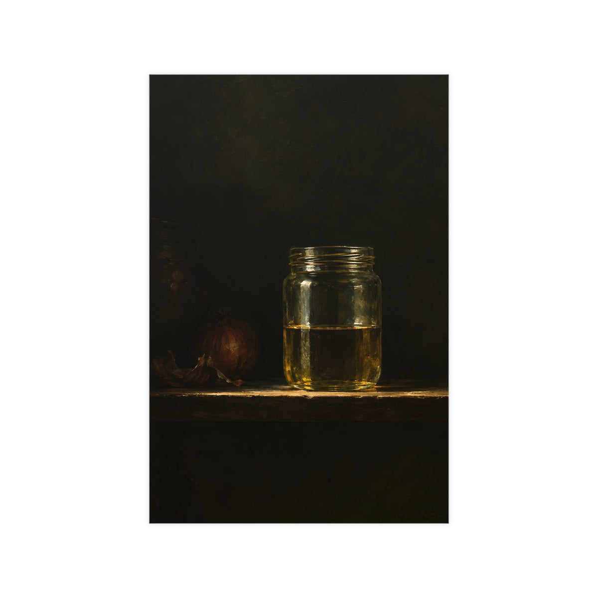 Half Full — half full, 12x18 in print