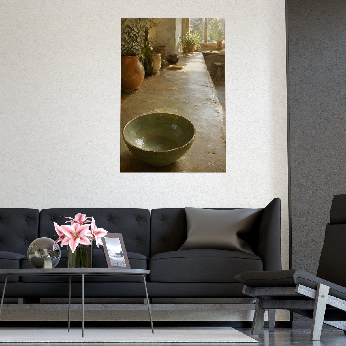 The Long Counter — the long counter, shown framed on a wall