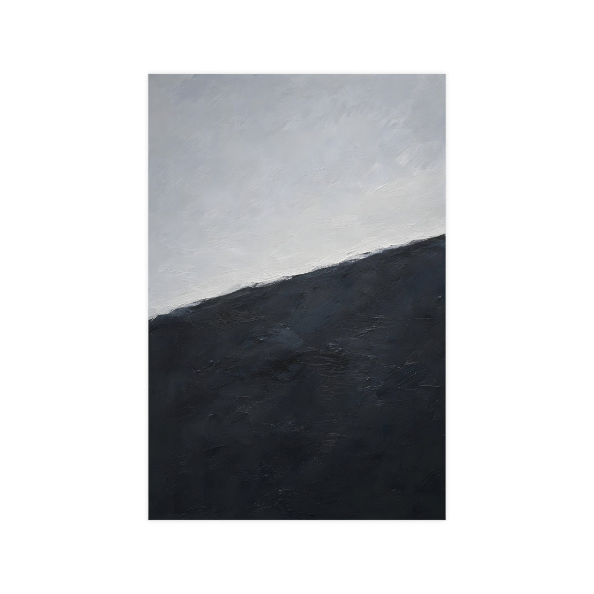 Snow Line — snow line, 12x18 in print