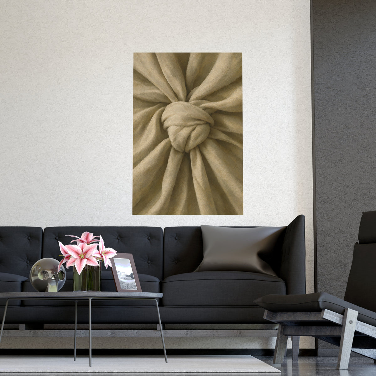 One Knot | Textile Study Print | Wall Art