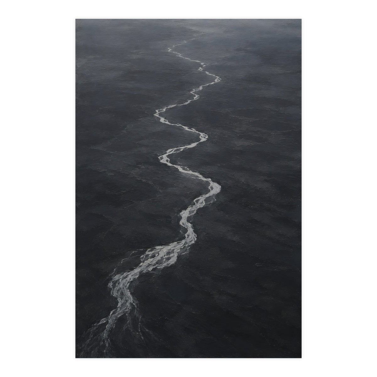 River, from High Above — river, from high above, 24x36 in print