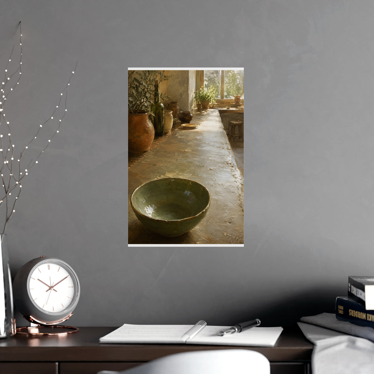 The Long Counter — the long counter, shown framed on a wall