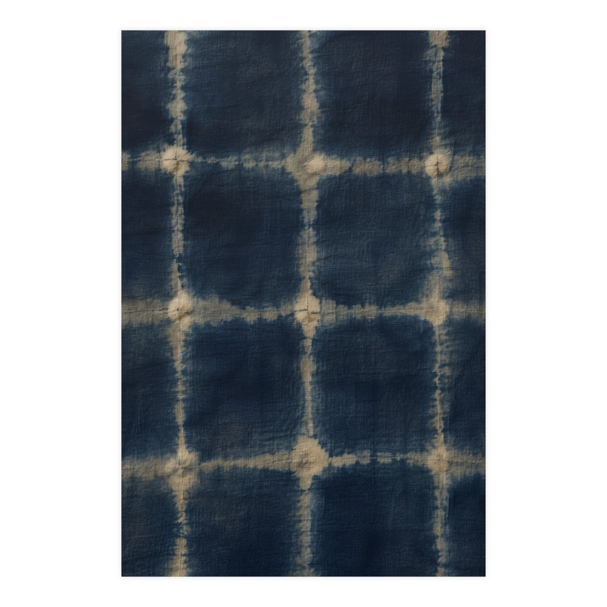 Indigo, Tied — indigo, tied, 24x36 in print