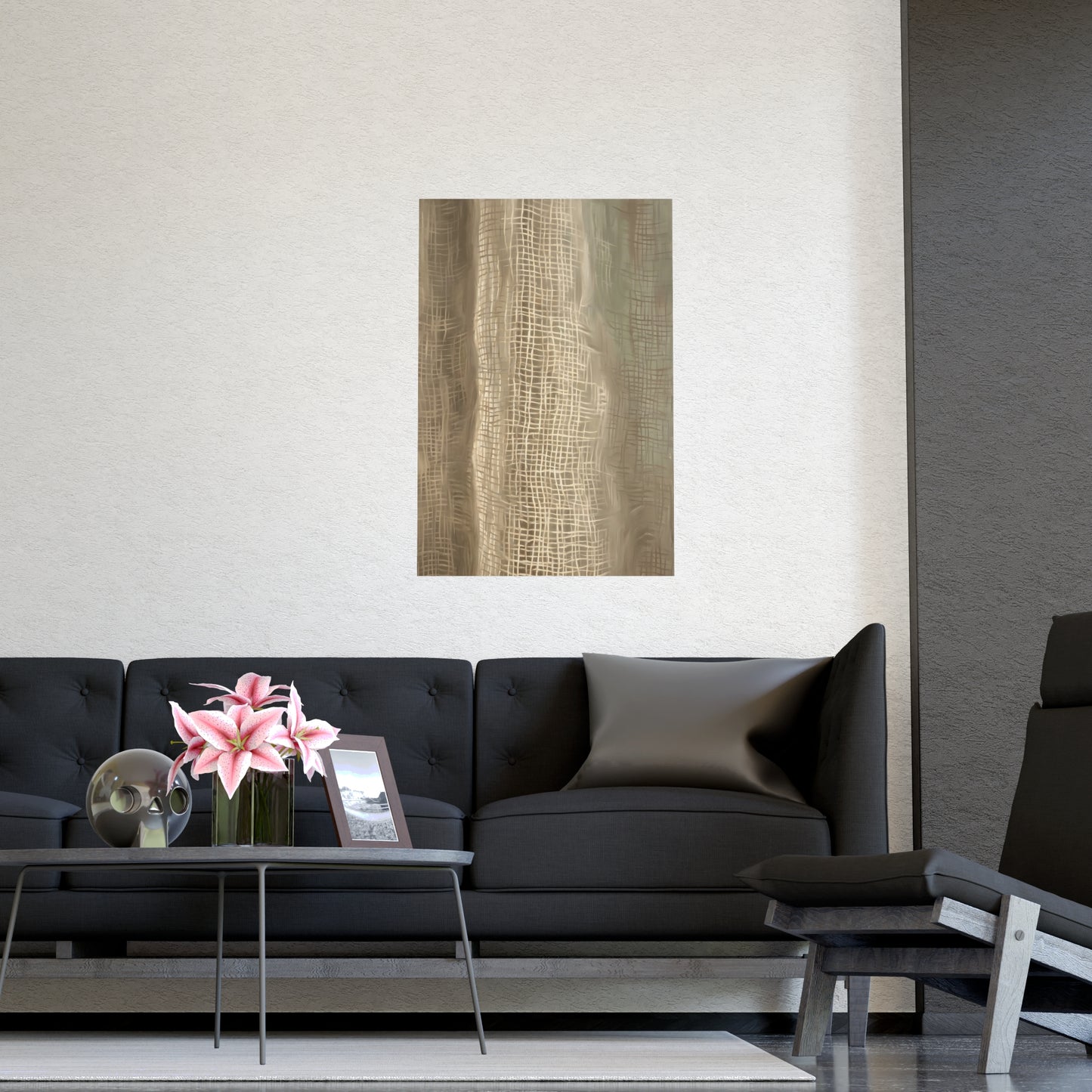 Gauze, Backlit | Textile Study Print | Wall Art