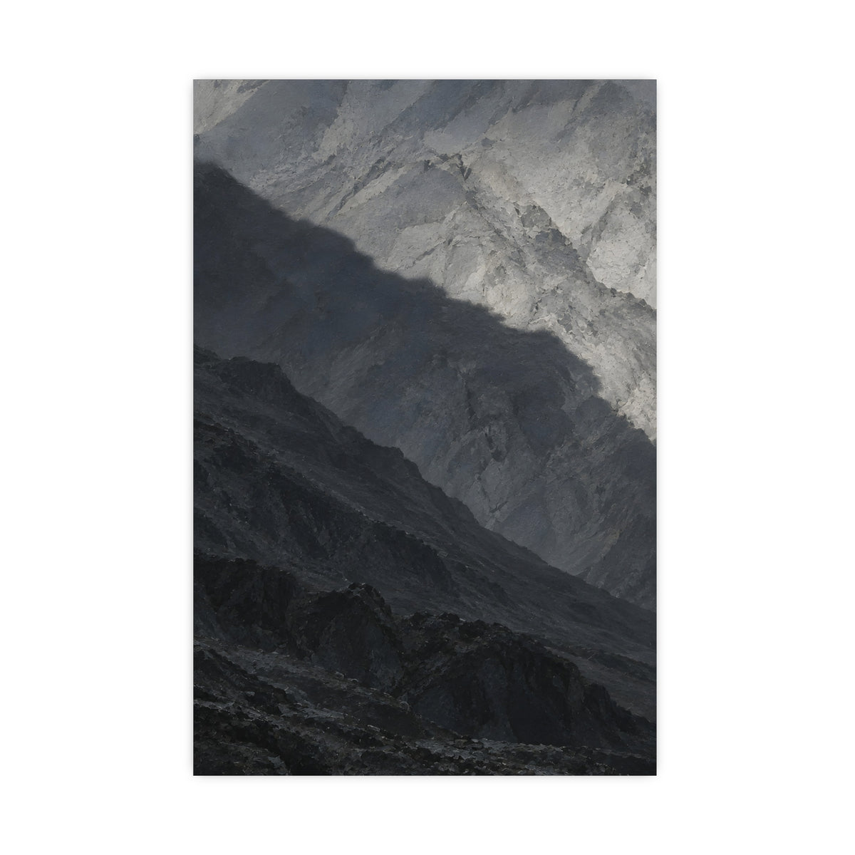 The Shadow of a Mountain — the shadow of a mountain, 20x30 in print