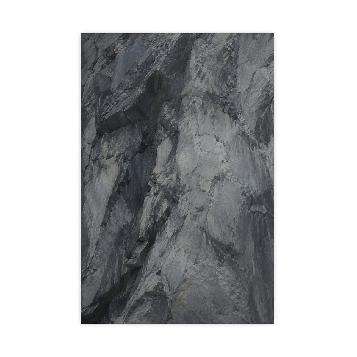 Rock Face — rock face, 20x30 in print