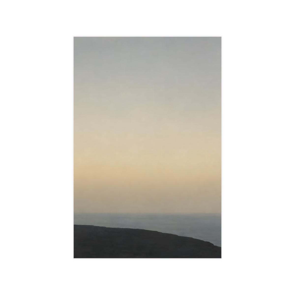 Cliff Edge, Low — cliff edge, low, 12x18 in print