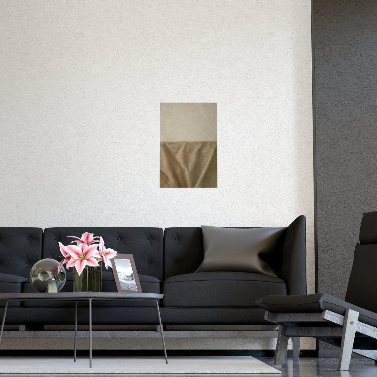 The Empty Half — the empty half, shown framed on a wall