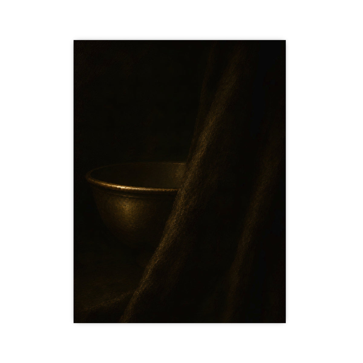 Behind the Drape — behind the drape, 12x16 in print