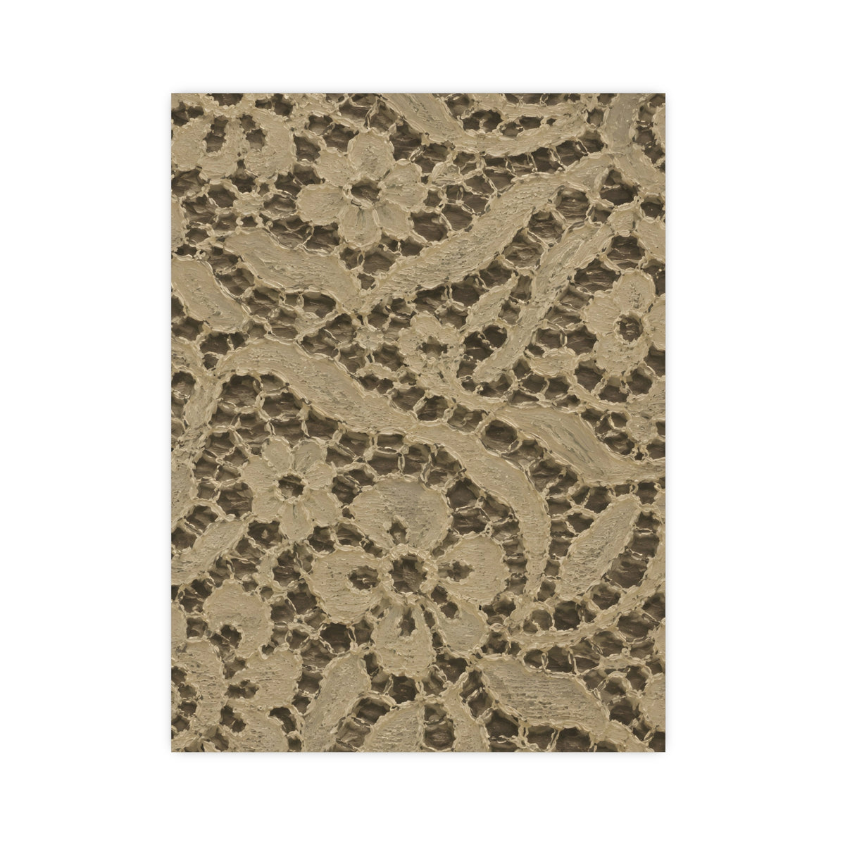Lace over Dark — lace over dark, 12x16 in print