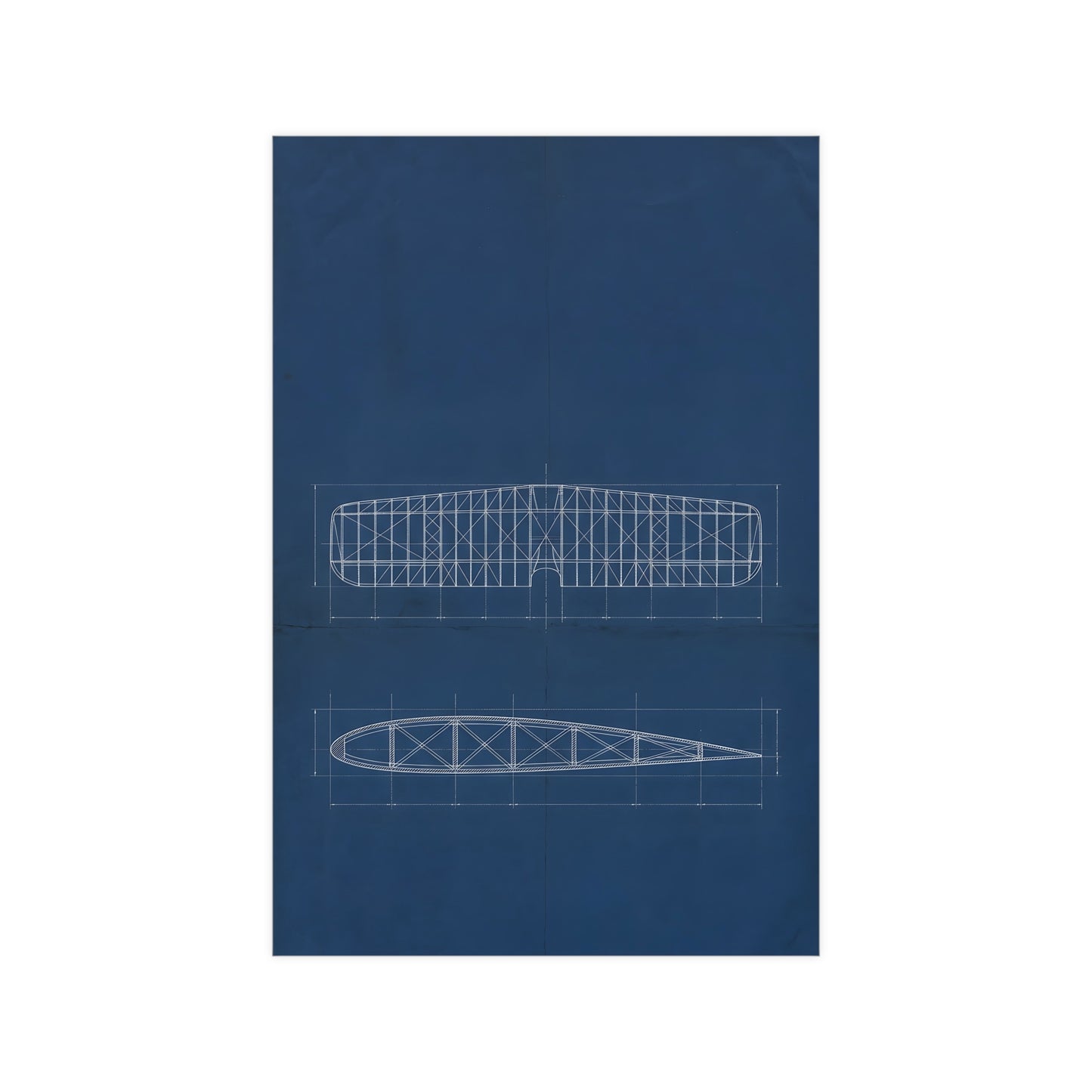 Aeroplane Wing — aeroplane wing, 12x16 in print