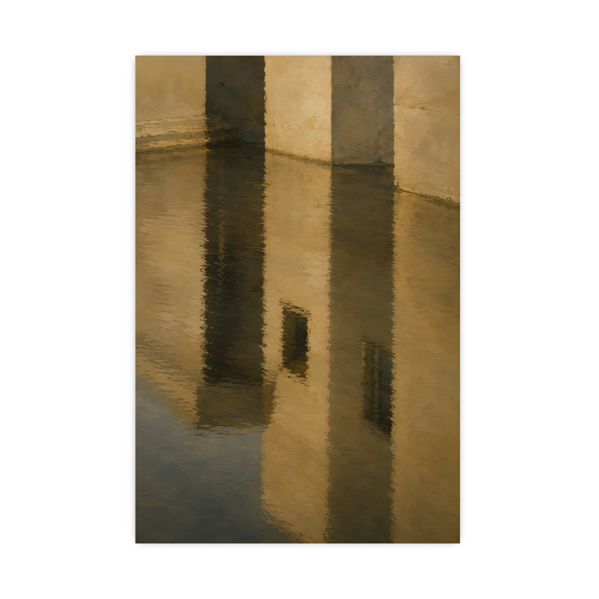 Facade, Reflected — facade, reflected, 20x30 in print