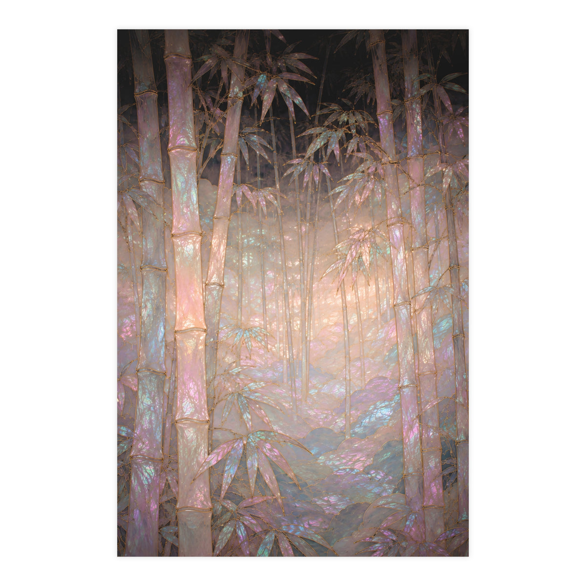 Bamboo in Mist — bamboo in mist, 24x36 in print