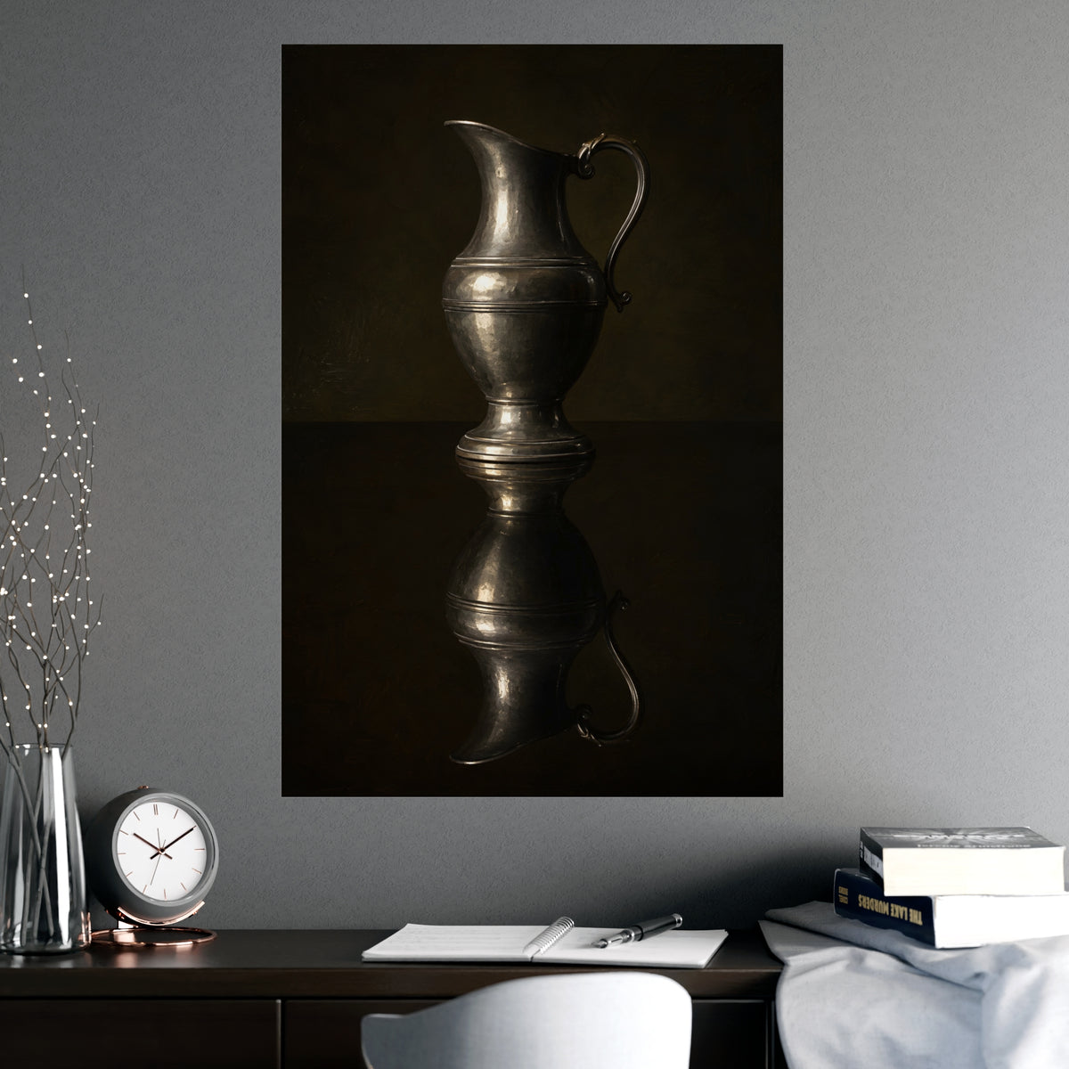 The Reflection — the reflection, shown framed on a wall