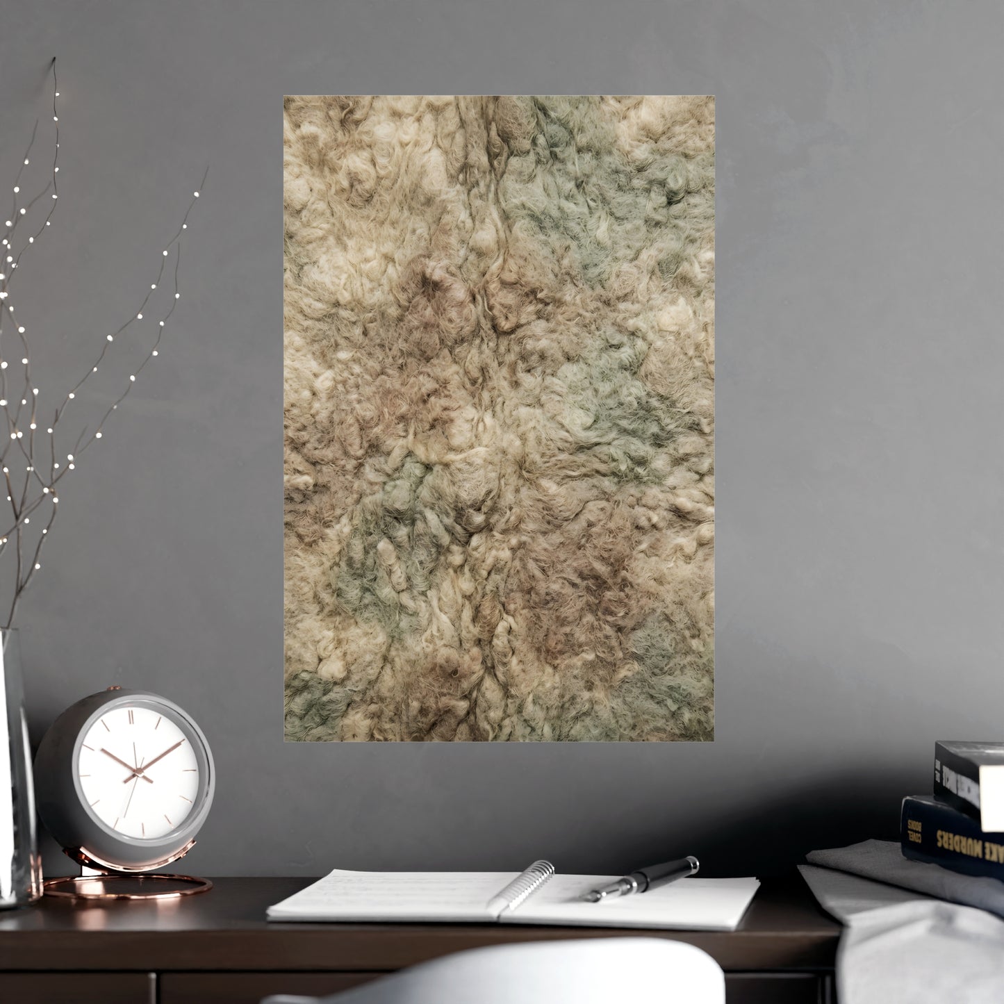 Felted Wool | Textile Study Print | Wall Art