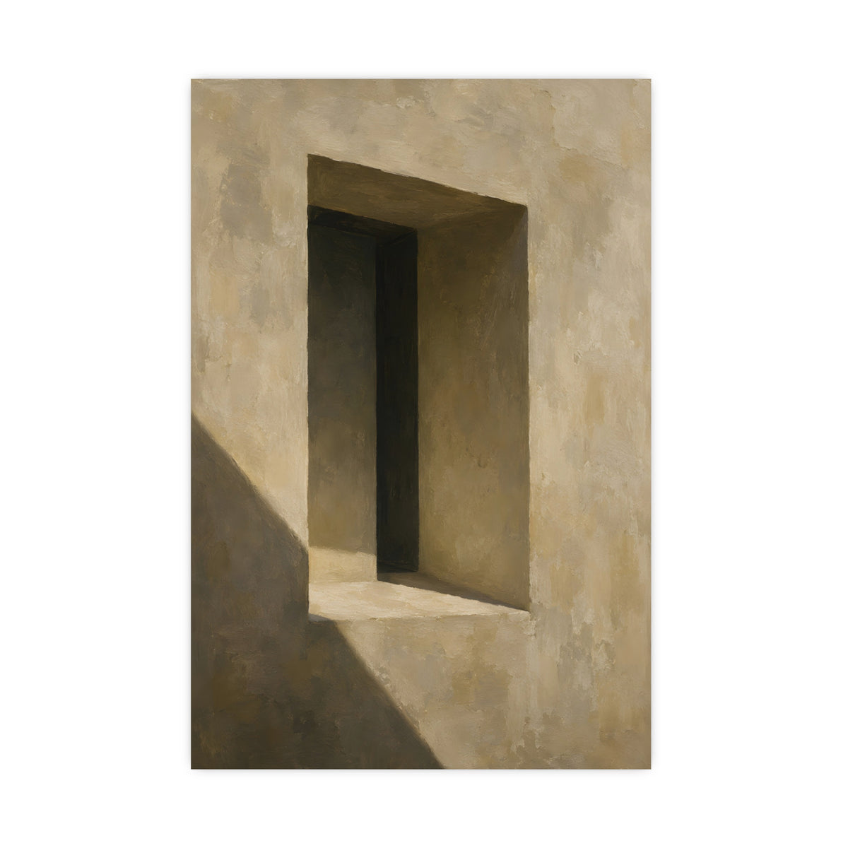 Window Recess — window recess, 16x24 in print