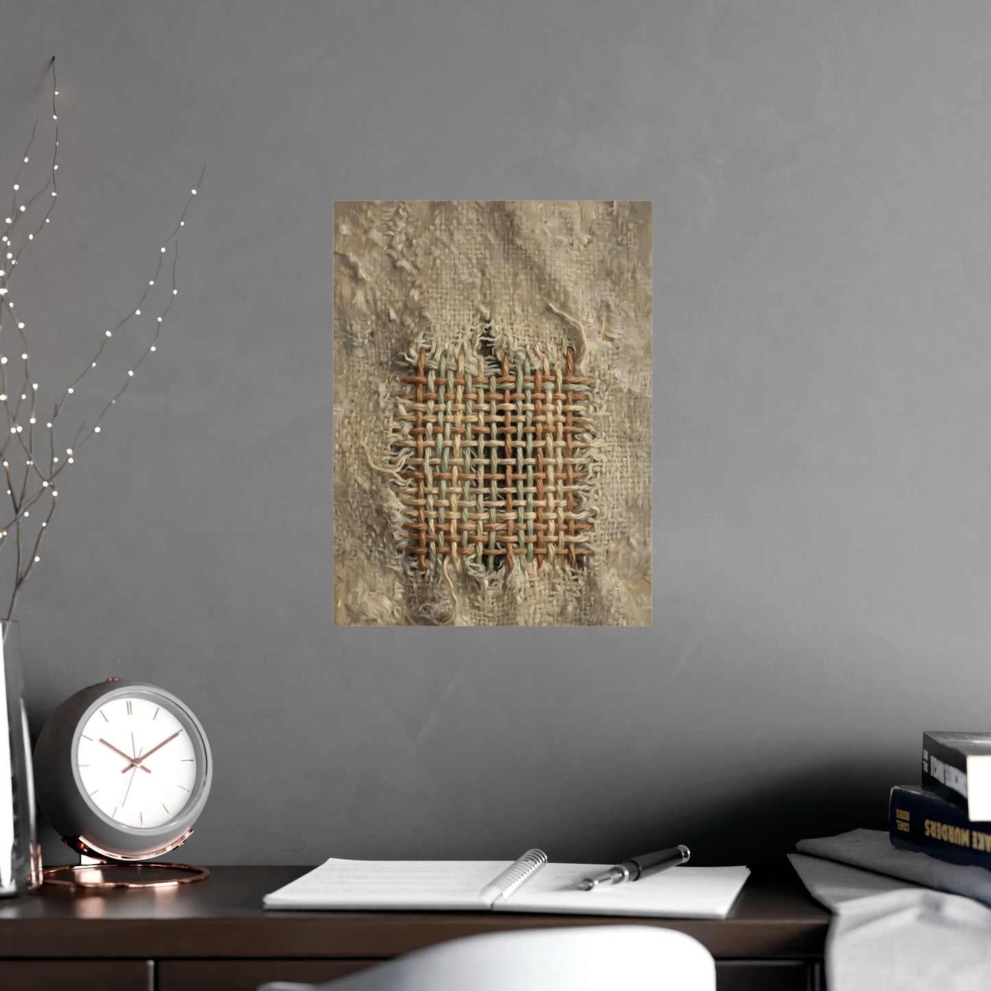 The Mend | Textile Study Print | Wall Art
