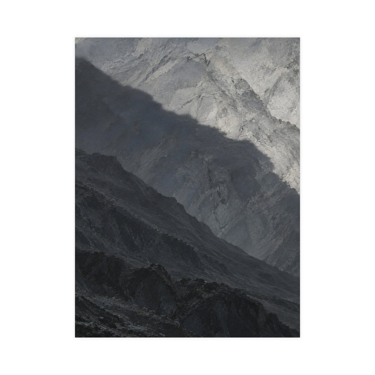 The Shadow of a Mountain — the shadow of a mountain, 18x24 in print