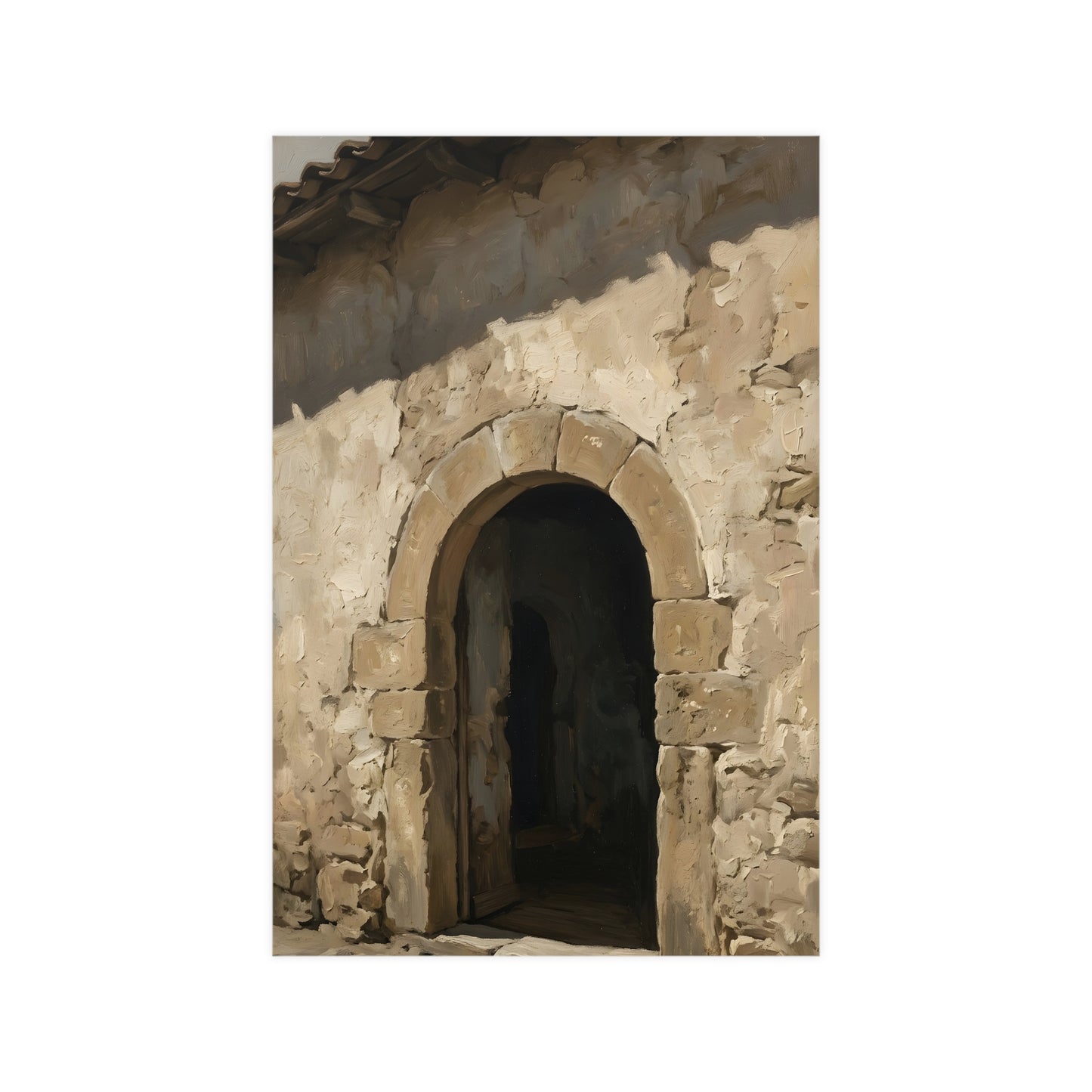 Arched Doorway — arched doorway, 12x16 in print